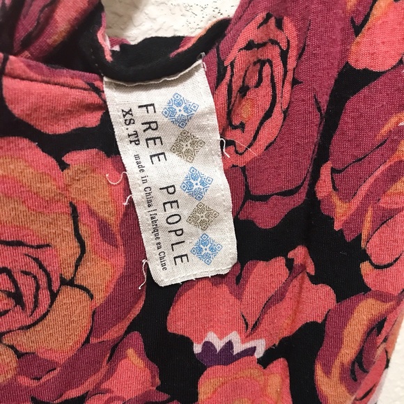 Free People Floral Twist Top - Picture 4 of 4